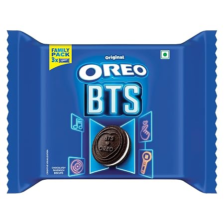 Cadbury Oreo Vanilla Flavour Crème Sandwich Biscuit, 288.75 g