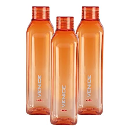 Cello Venice Plastic Water Bottle, Unbreakable and Hygienic
