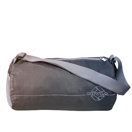 Nivia Basic Polyester Duffle Bag for Men & Women, Side Mesh Pocket