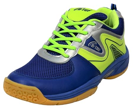 B-TUF Passion Badminton Sports Shoes, Non-Marking Sole, Ideal for Squash, Table Tennis