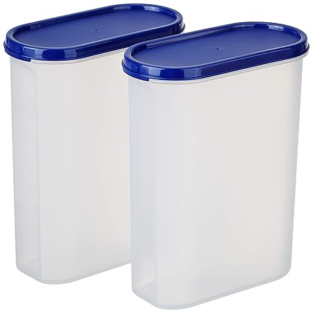 Amazon Brand - Solimo Modular Plastic Storage Container With Airtight Lid