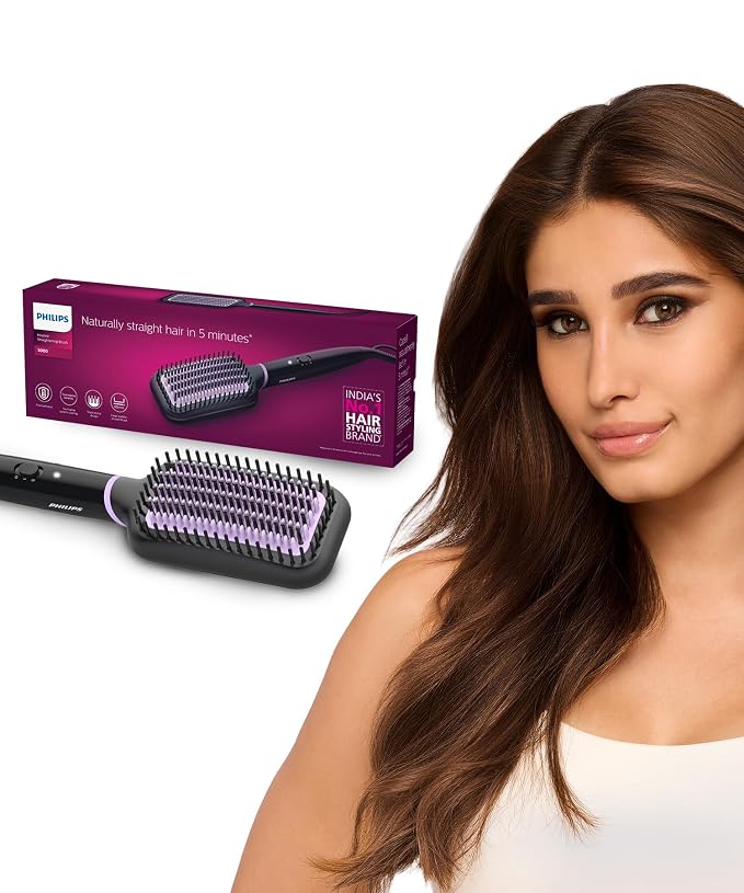 Philips Hair Straightener Brush BHH880