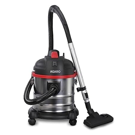 AGARO Ace Wet & Dry Vacuum Cleaner for Home, 1600 Watts, 21.5 kPa
