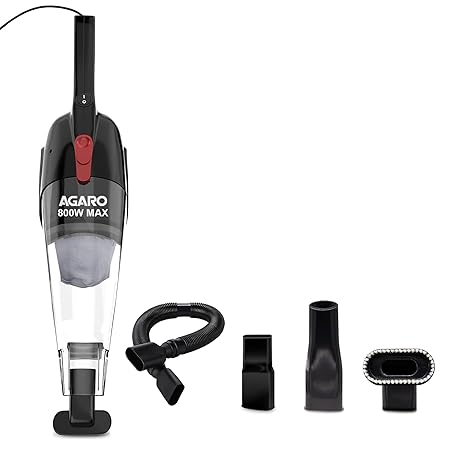 AGARO Regal 800 Watts Handheld Vacuum Cleaner, for Home Use, Dry