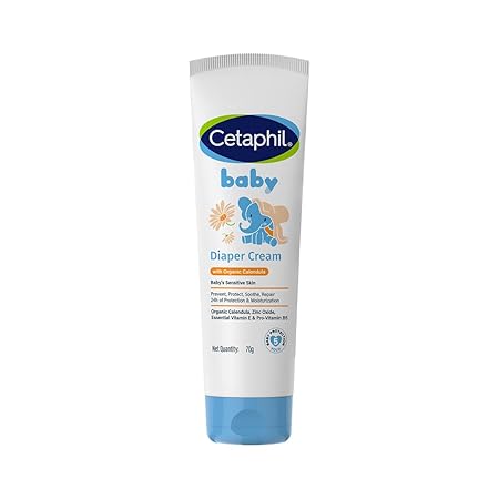 Cetaphil Baby Diaper Rash Cream with Organic Calendula, 70g