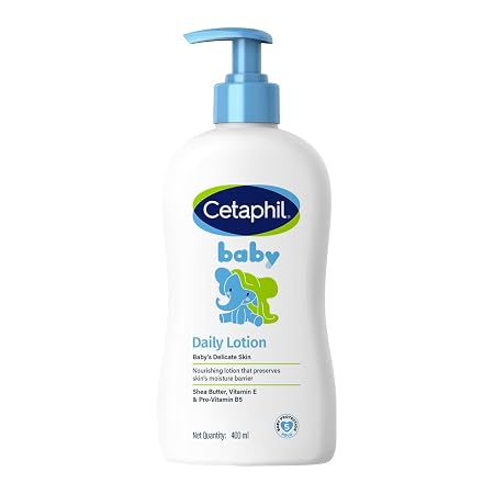 Cetaphil Baby Daily Lotion, Suitable for baby’s delicate skin, Shea Butter and Vit E, Dermatologist Tested and Pediatric