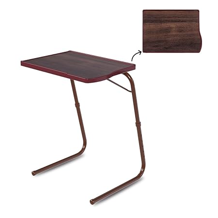 TABLE MAGIC Multipurpose Laptop Table, Mat Finish Top, PP Steel Metal