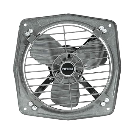 Usha Aeroclean 300 mm (12‑Inch) Exhaust Fan | Goodbye Oil & Dust Lacquer Coating | 100% Copper Motor | Scratch‑&‑Stain‑R