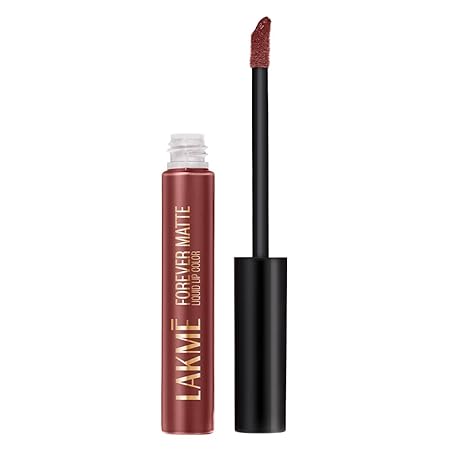 LAKMÉ Forever Matte Liquid Lip Colour, Long-Lasting Liquid Lipstick, Lightweight