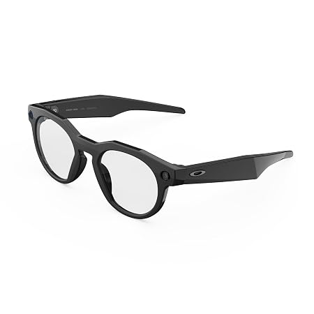 Oakley Meta HSTN, Black | Smart AI Glasses for Men, Women — Performance for Sports, Athletes — Camera, Audio, Video — 8 Hour Battery