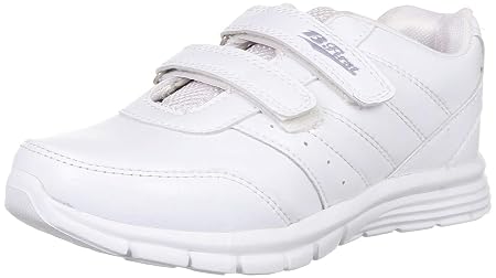 Bata Boys Velcro School Shoes, White