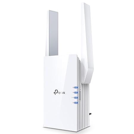 TP-Link AX1500 Wi-Fi 6 Range Extender, Up to 1500 Mbps Speed, Next-Gen Dual Band WiFi Booster, Wireless Repeater with Gigabit Port, 2 External Antennas, Easy Set-Up (RE505X)