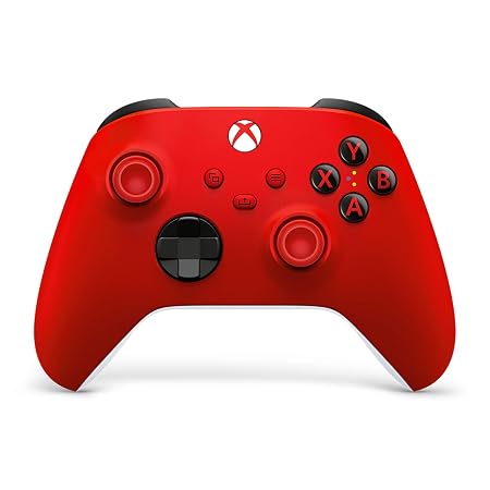 Xbox Wireless Controller – Pulse Red for Xbox Series X|S, Xbox One, and Windows Devices