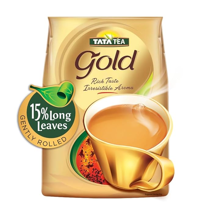 Tata Tea Gold, Assam teas with Gently Rolled Aromatic Long Leaves, Black Tea, 1.5kg