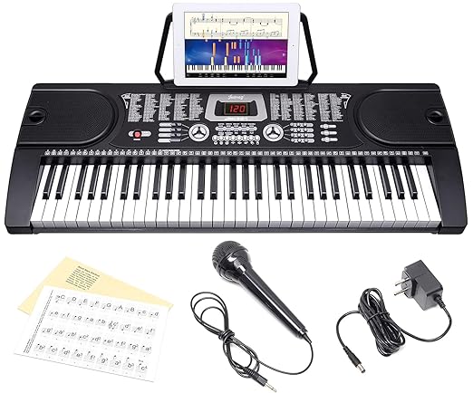 JUAREZ Octavé JRK661 61-Key Electronic Keyboard Piano