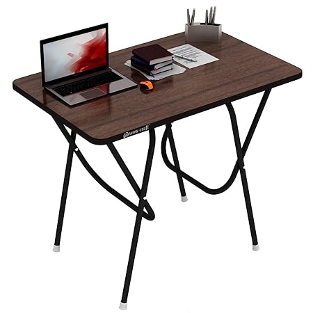 wow craft Multipurpose Foldable & Portable Study Table | Laptop & Computer Desk for Home & Office | Engineered Wood Top 