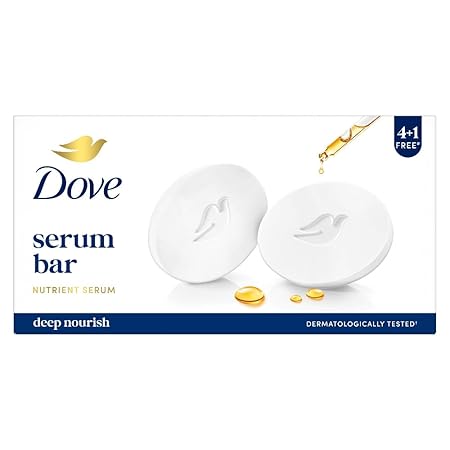 Dove Serum Bar with Nutrient Serum, Deep Nourish, 625g (125g x 5)