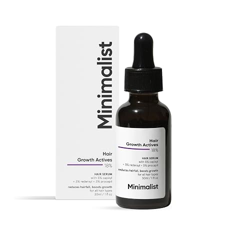 Minimalist Hair Growth Serum With 3% Redensyl, 3% Anagain, 3% Procapil, 5% Capixyl
