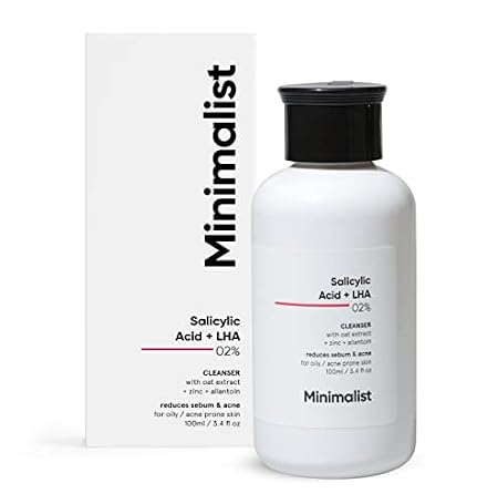 Minimalist Anti-Acne Salicylic Acid 2% Face Wash For Oily & Acne Prone Skin | With LHA for Pore Cleansing, Oil Control &