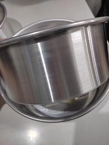Prime Bakers and Moulders Aluminium Cake Moulds Mini For Microwave Oven - (3, 4 Inch Diameter And 3 Inch Depth), Silver
