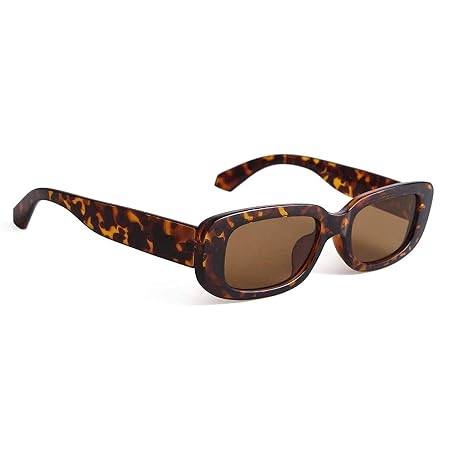 Dervin Rectangular Sunglasses for Women, Retro Driving