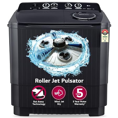 LG 11 Kg, 5 Star, Wind Jet Dry Rat Away Technology, Semi-Automatic Top Loading Washing Machine