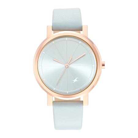 Fastrack Quartz Analog Blue Dial Watch for Girls