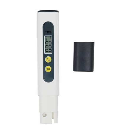 WaterLabs TDS Meter, Total Dissolved Solids & PPM Water Quality Tester for Accurate Water Testing - White
