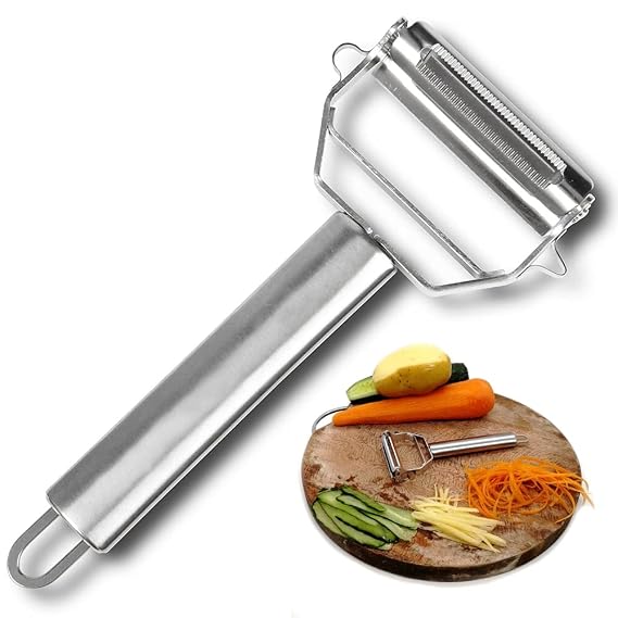 Buy D-Dayons Stainless Steel Blades Julienne Peeler Fruit Vegetable Shredder Slicer Double Planing Cutter Potato Carrot 