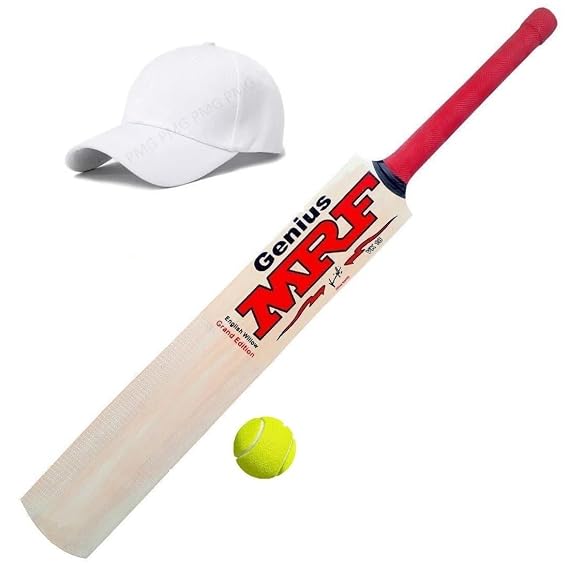 PMG Virat Kohli Wooden Cricket Bat for Boys 9-14 Years