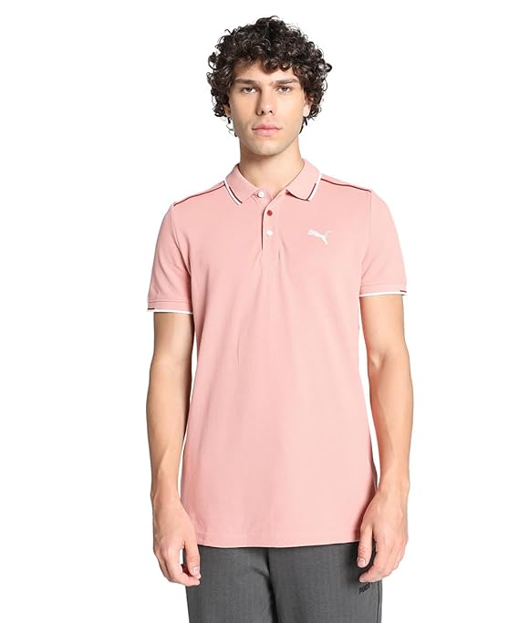 Puma Men's Cotton Letter Print Regular T-Shirt