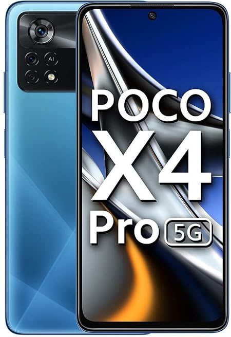 POCO X4 Pro 5G (Laser Blue, 8GB RAM, 128GB Storage)