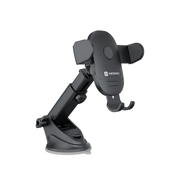Portronics Clamp M2 Adjustable Car Mobile Phone Holder