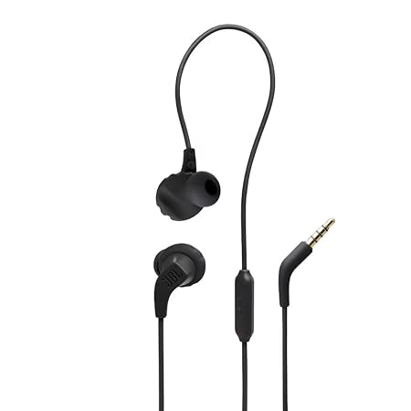 JBL Endurance Run 2, Sports in Ear Wired Earphones with Mic, Sweatproof, Magnetic Earbuds