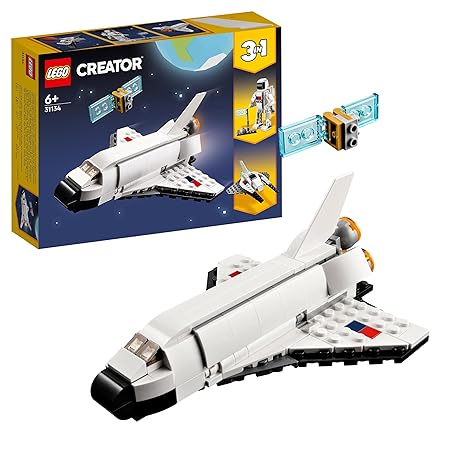 LEGO Creator Space Shuttle 31134 Building Toy Set with Astronaut