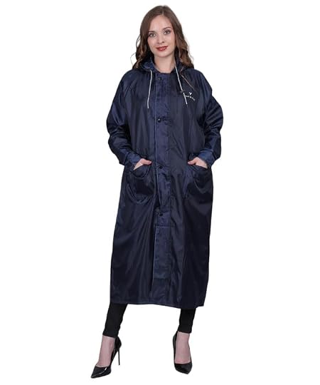 YOUTH ROBE Polyester Youth Ride Rain Coat Set For Women
