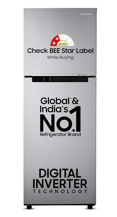 Samsung 236 L, 2 Star, Digital Inverter, Frost Free Double Door Refrigerator