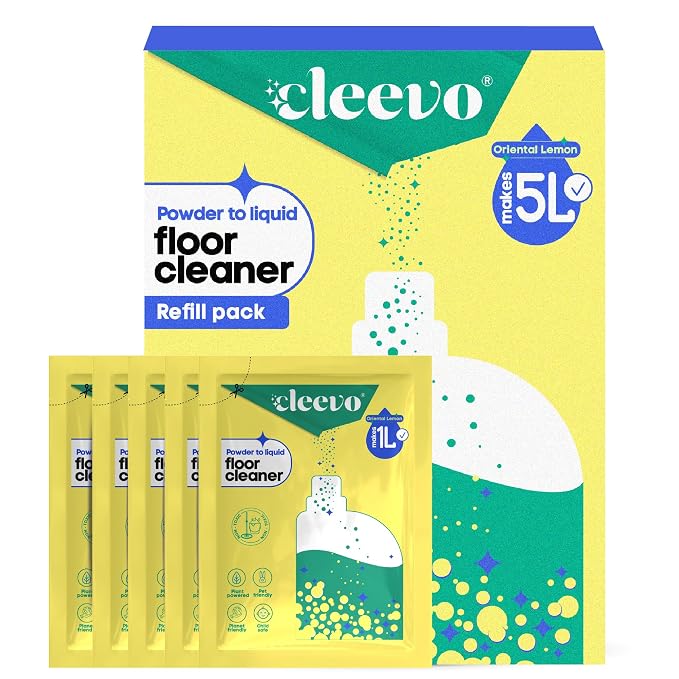 Cleevo Floor Cleaner Liquid, 5L Refill Pack
