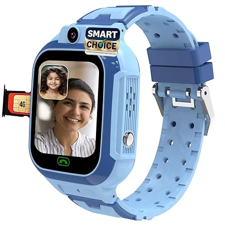 sekyo Carepal Pro (Smartchoice) 4G Kids Smart Watch | Video Call, Accurate & Live GPS Location |App Control, Family Chat
