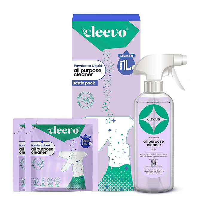 Cleevo All-Surface Cleaner, 1 Litre Bottle Pack