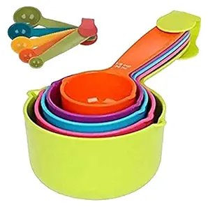 Buy THE PAGH (Set of 10 Pieces) Measuring Cups & Spoon Combo for Dry or Liquid/Kitchen Gadgets for Cooking & Baking Cake