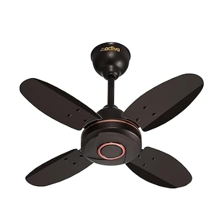 ACTIVA Ornet 600mm Ceiling Fan for Kitchen & Small Rooms, 4 Blade High Speed Fan