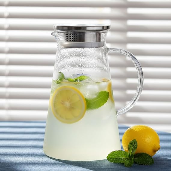 AGARO Elite Borosilicate Water Jug, 1.8 Litre
