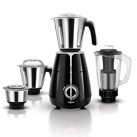Wipro Elato FMG206 1000 Watt, 100% Copper Motor, 4 Jars