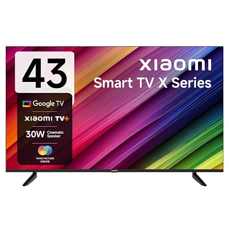 Xiaomi 108 cm (43 inches) X Series 4K Ultra HD Smart Google LED TV