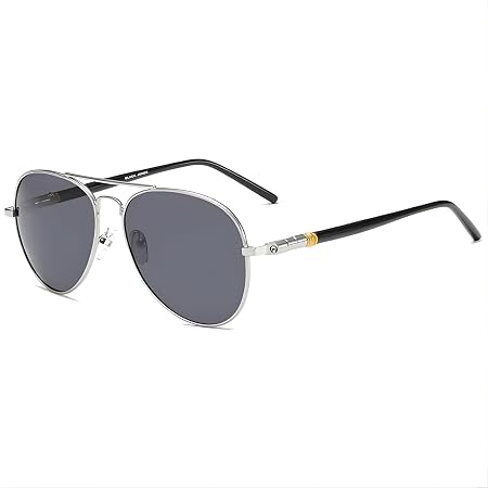Black Jones Polarized Sunglasses for Men and Women, Wayfarer