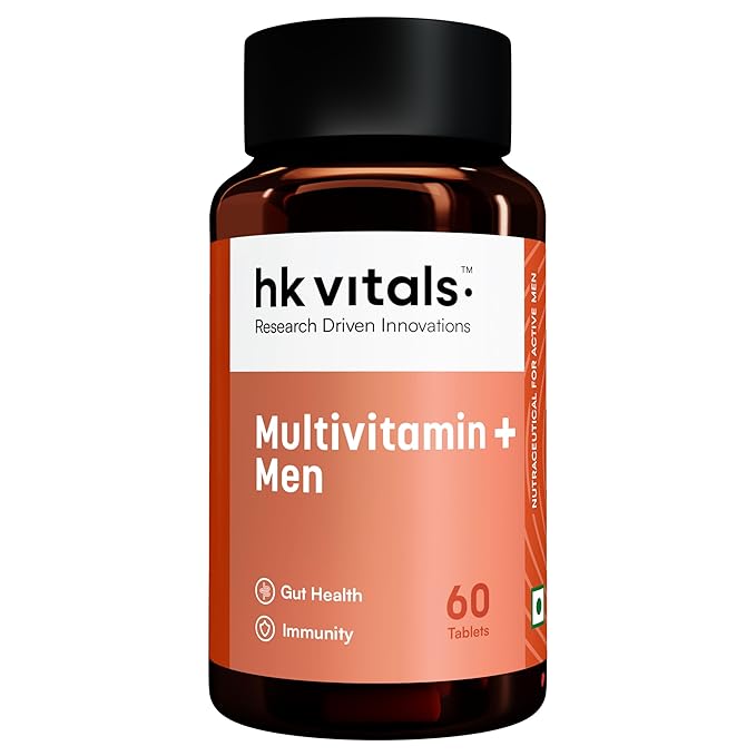 hk vitals Multivitamin Plus Men, 60 Tablets, Daily Multivitamin