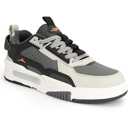 JQR Men Signature Casual Sneaker Shoes, Synthetic Upper, Lace Up