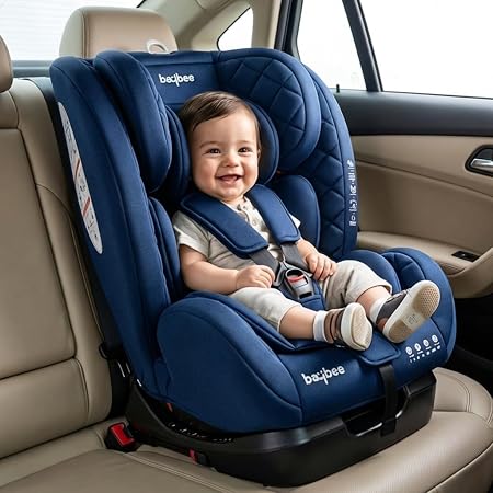 Baybee Convertible Car Seat for Baby 0 to 7 Years with ISOFIX, 3 Position