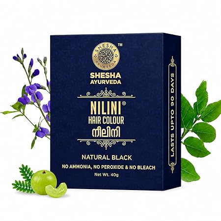 Shesha Ayurveda Neem Comb – Neelibringadi Oil Treated, Handmade Wide-Tooth Comb (Neem Comb)